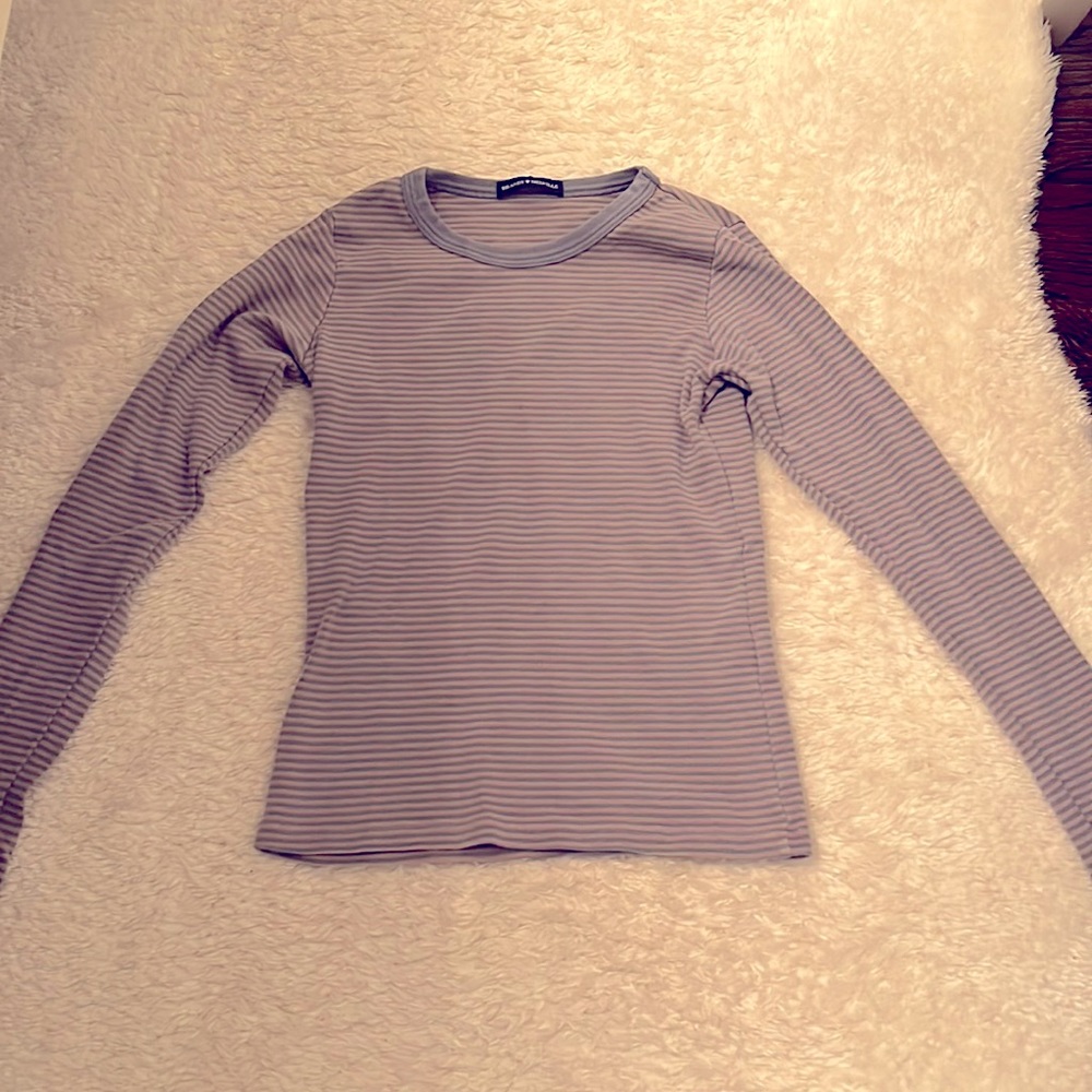 Brandy Melville striped long sleeve top